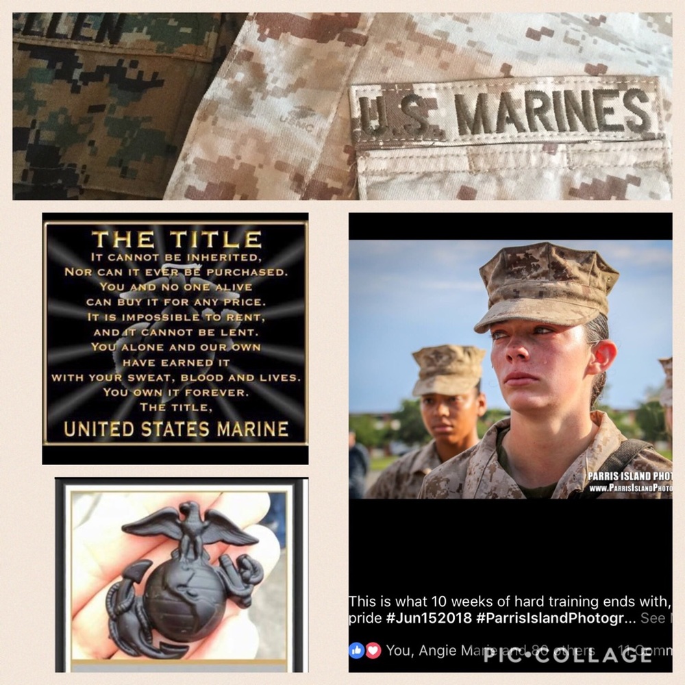My Baby is a Marine😎, USMC-Active Duty, Semper-Fi